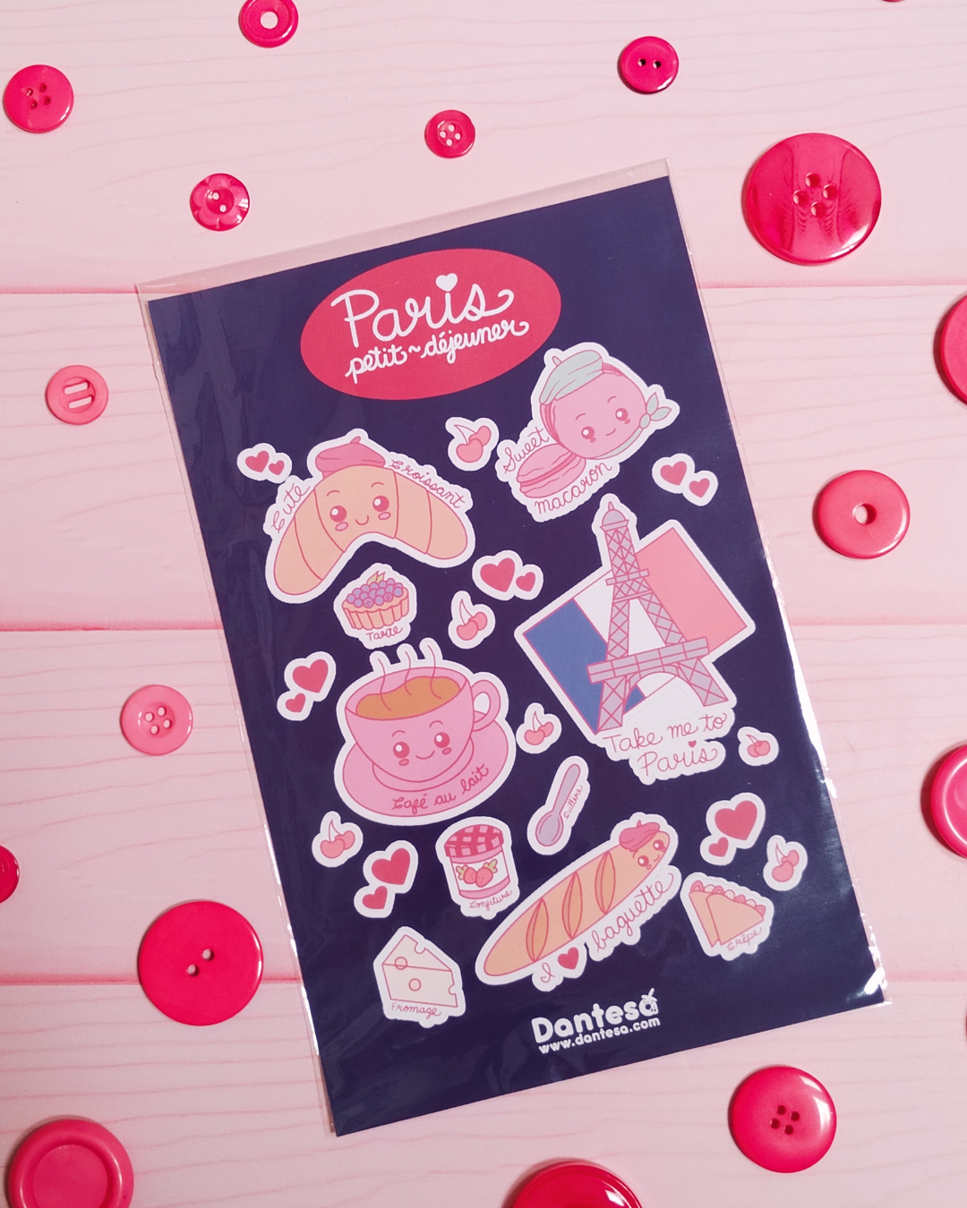 Desayuno en Paris - Stickers