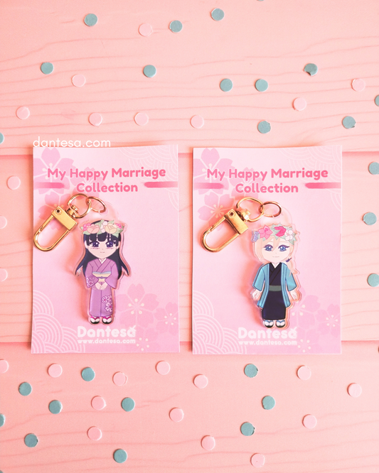 Llaveros Miyo & Kiyoka - My Happy Marriage
