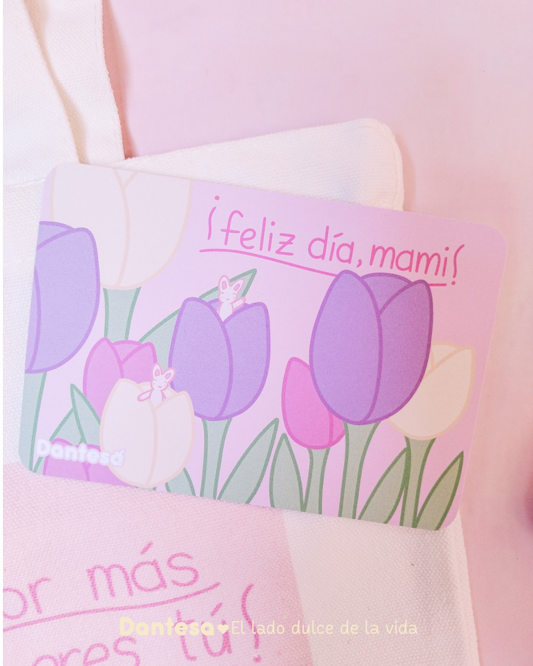 Totebag Mother's Day: La flor más bella eres tú!